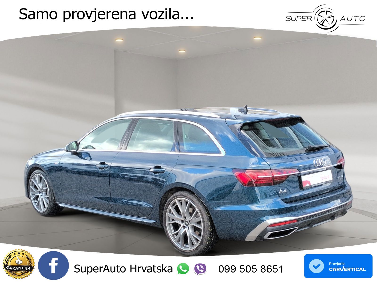 Audi A4 Avant 40 TDI quattro Aut. S line 204 KS, MATRIX+GR SJED+VIRT