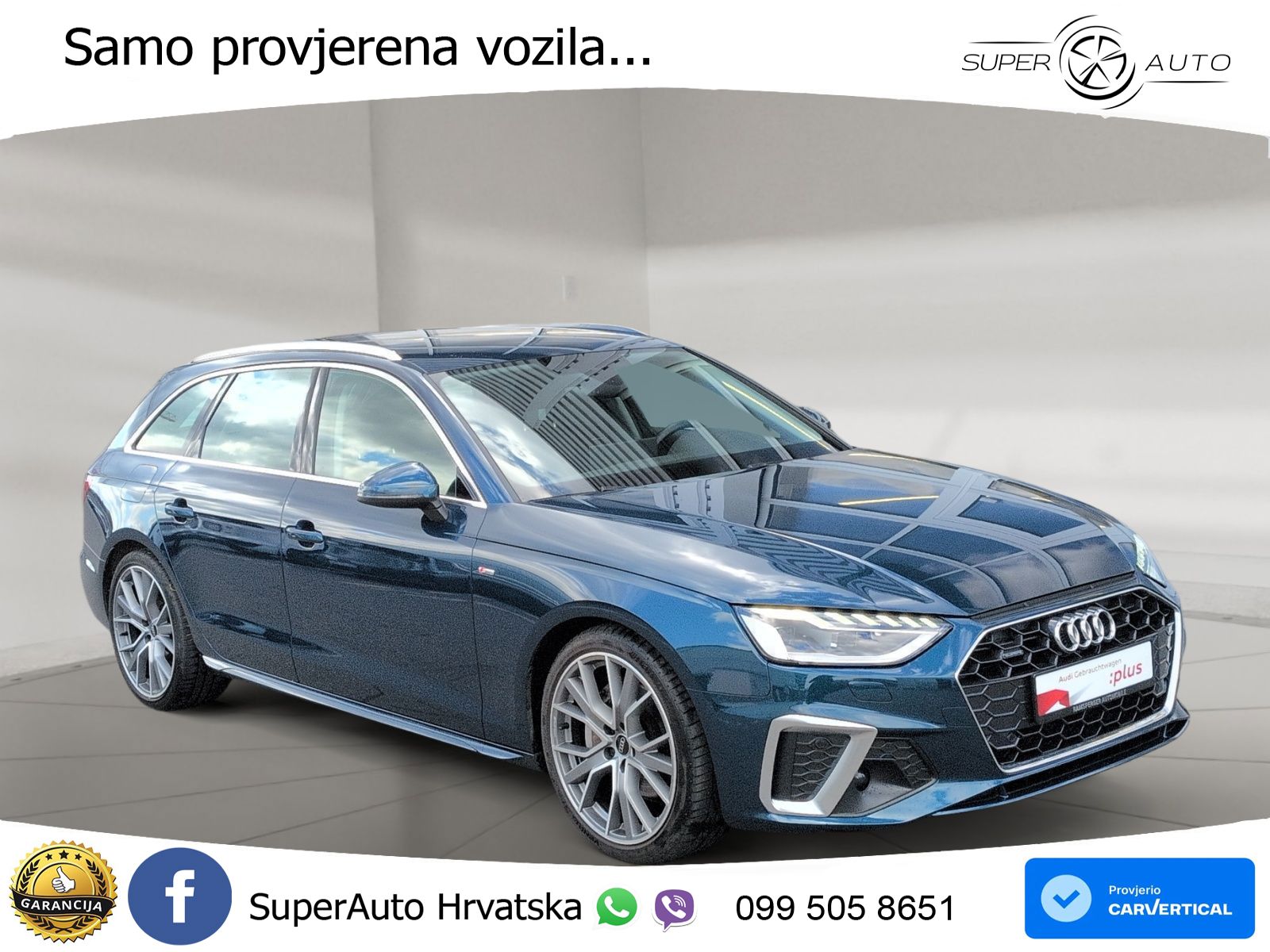 Audi A4 Avant 40 TDI quattro Aut. S line 204 KS, MATRIX+GR SJED+VIRT