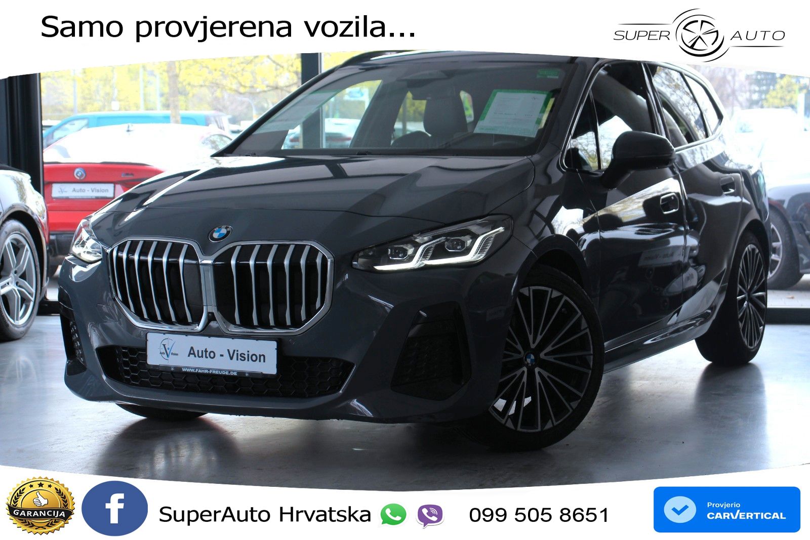 BMW Active Tourer 218i Aut. M Sport 136 KS, LED+ACC+PANO+GR SJED+360+HEAD