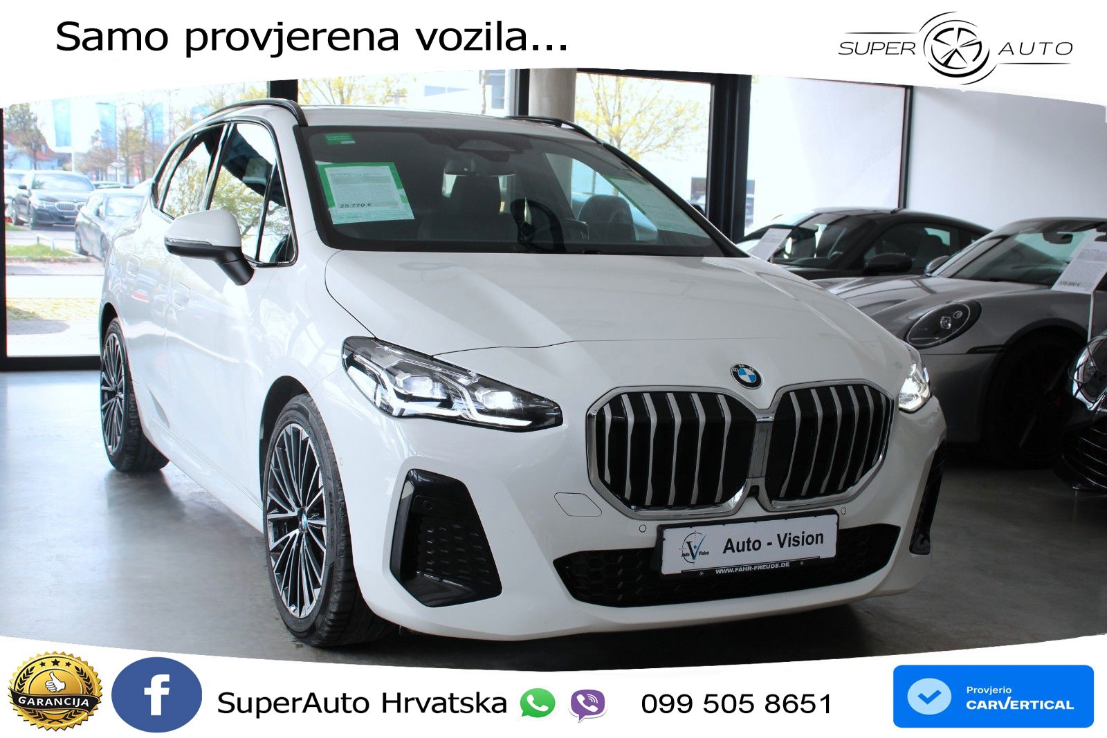 BMW Active Tourer 218i Aut. M Sport 136 KS, LED+PANO+GR SJED+VIRT+360