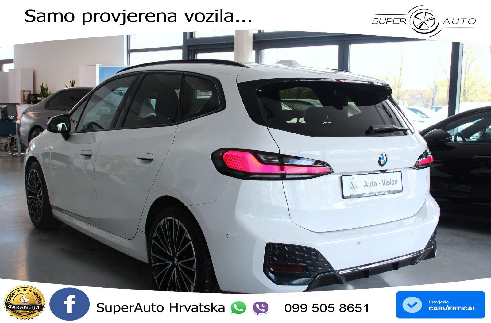BMW Active Tourer 218i Aut. M Sport 136 KS, LED+PANO+GR SJED+VIRT+360