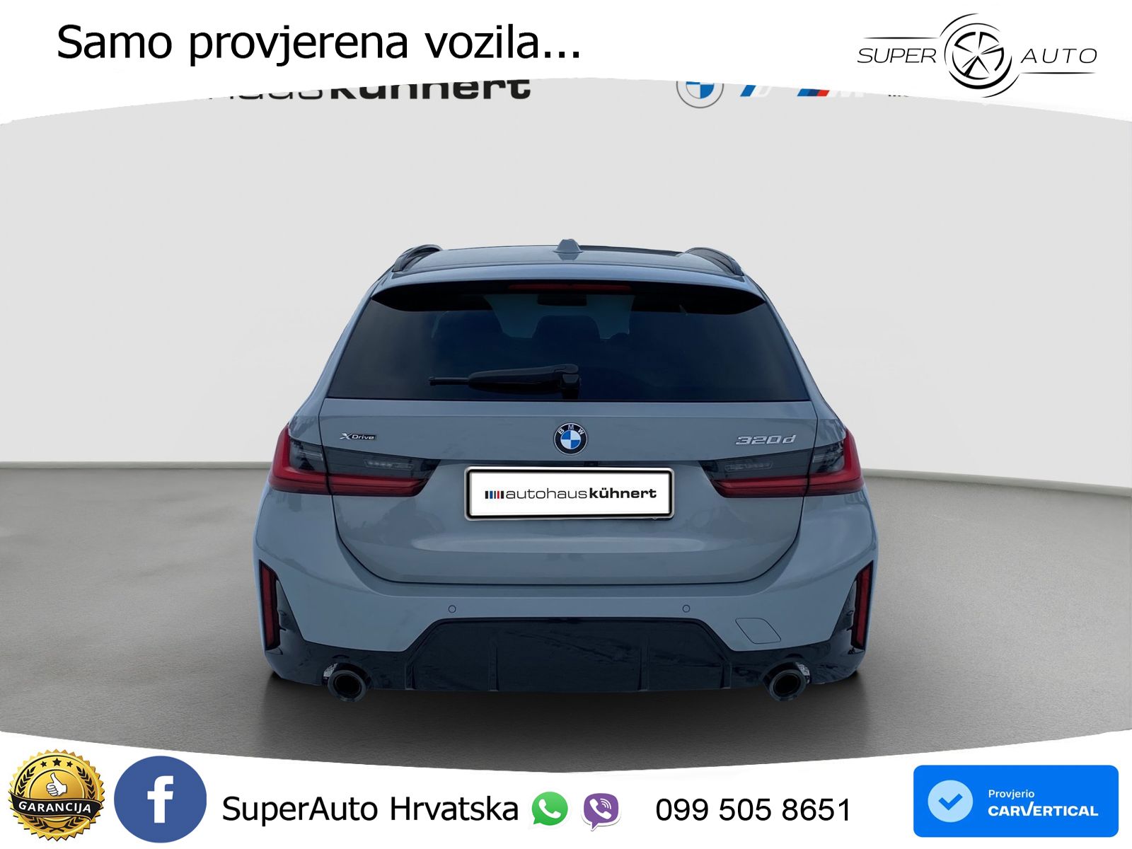 BMW Touring 320d xDrive M Sport 190 KS, LED+ACC+PANO+GR SJED+VIRT+KAM