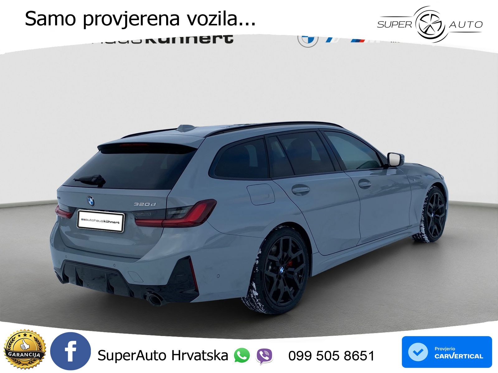 BMW Touring 320d xDrive M Sport 190 KS, LED+ACC+PANO+GR SJED+VIRT+KAM