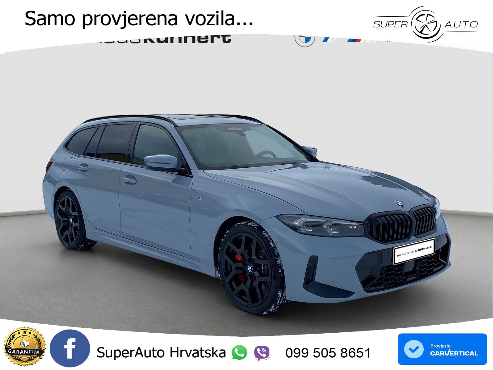 BMW Touring 320d xDrive M Sport 190 KS, LED+ACC+PANO+GR SJED+VIRT+KAM