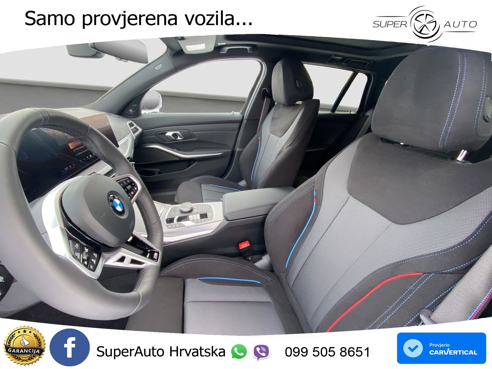 BMW Touring 320d xDrive M Sport 190 KS, LED+ACC+PANO+GR SJED+VIRT+KAM