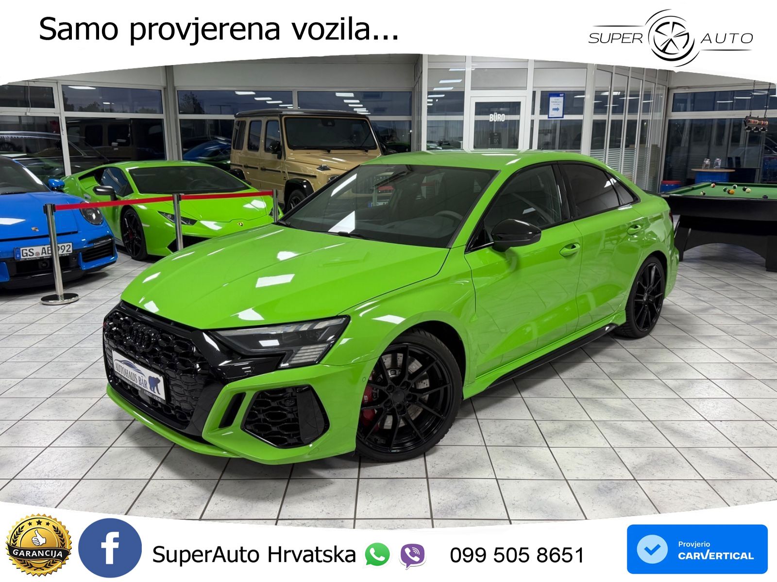 Audi RS3 2.5 TFSI quattro S tronic 400 KS, ACC+KAM+GR SJED+HEAD+VIRT+ASIST
