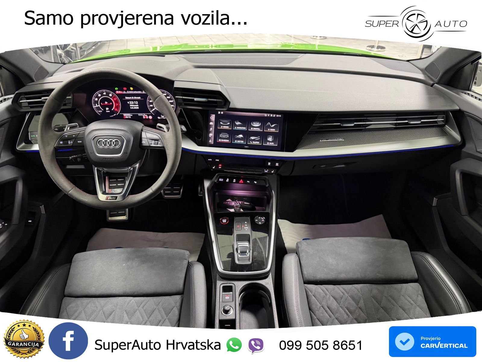 Audi RS3 2.5 TFSI quattro S tronic 400 KS, ACC+KAM+GR SJED+HEAD+VIRT+ASIST