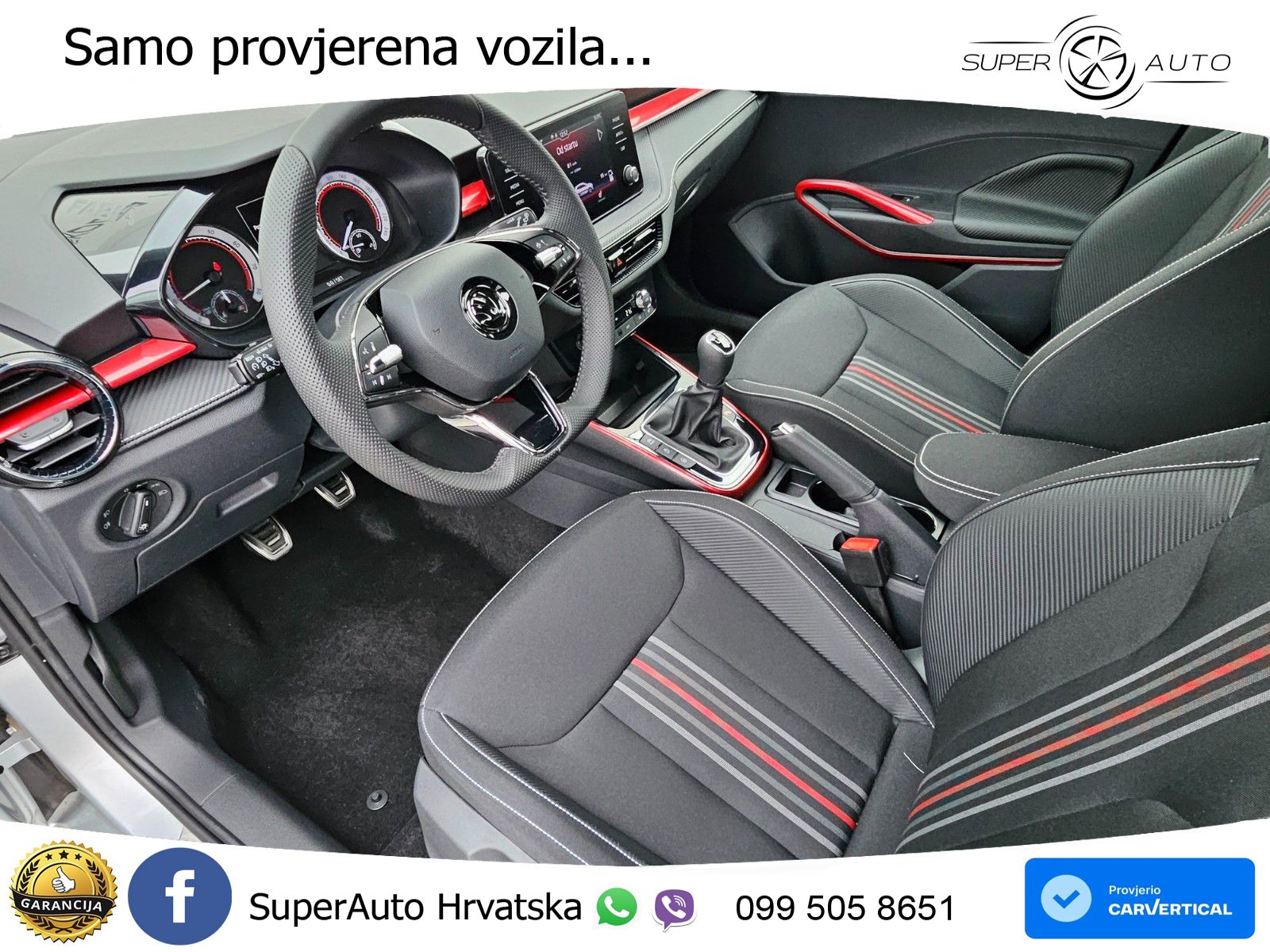 Škoda Fabia 1.0 TSI Monte Carlo 110 KS, KEY+LED+LANE