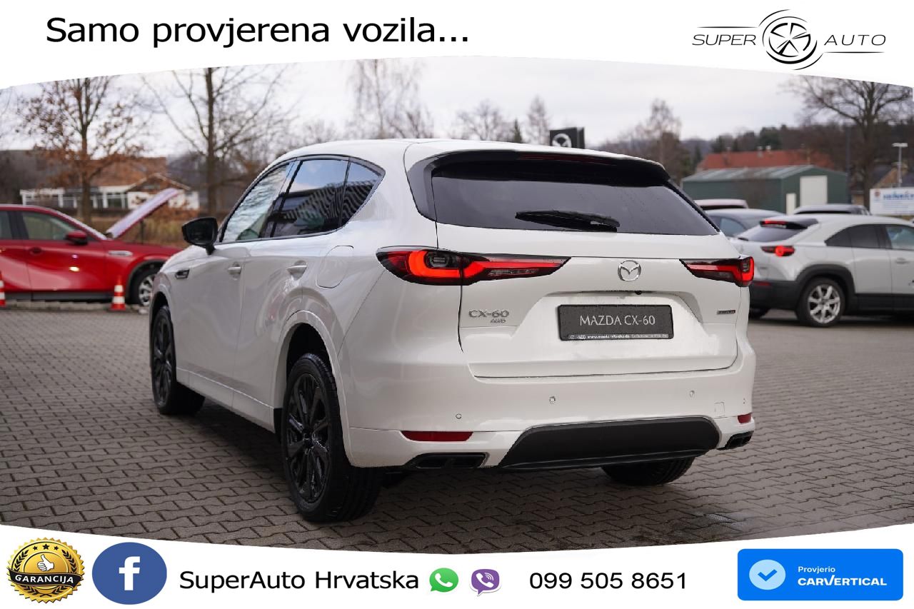 Mazda CX-60 3.3 e-Skyactiv AWD Aut. Homura 254 KS, ACC+360+KEY+GR SJED+VIRT+LANE