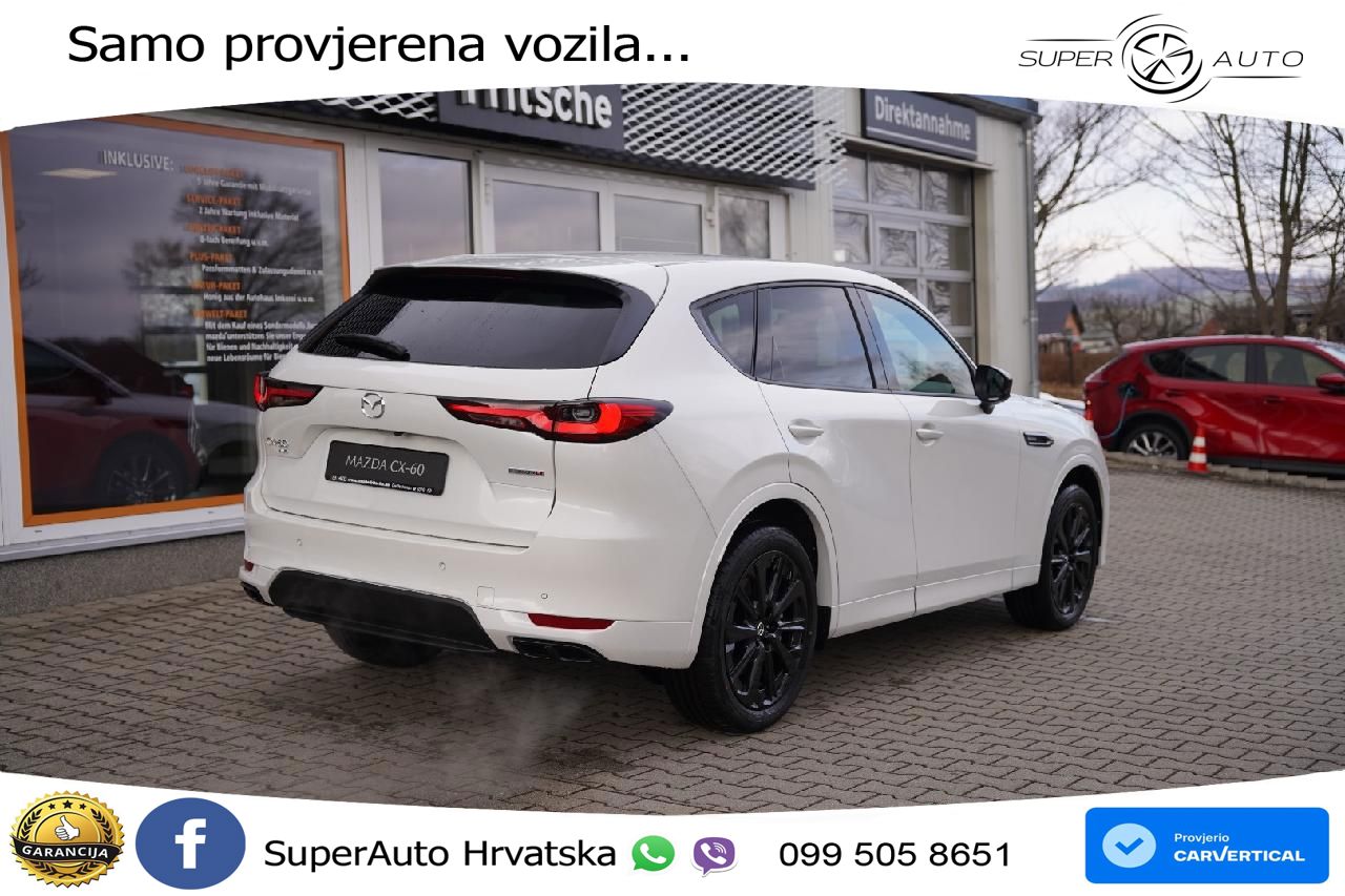 Mazda CX-60 3.3 e-Skyactiv AWD Aut. Homura 254 KS, ACC+360+KEY+GR SJED+VIRT+LANE