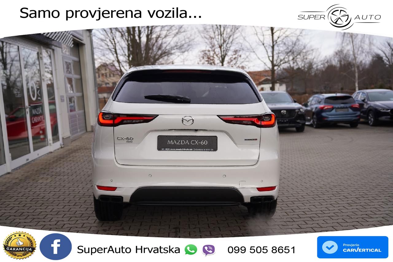 Mazda CX-60 3.3 e-Skyactiv AWD Aut. Homura 254 KS, ACC+360+KEY+GR SJED+VIRT+LANE