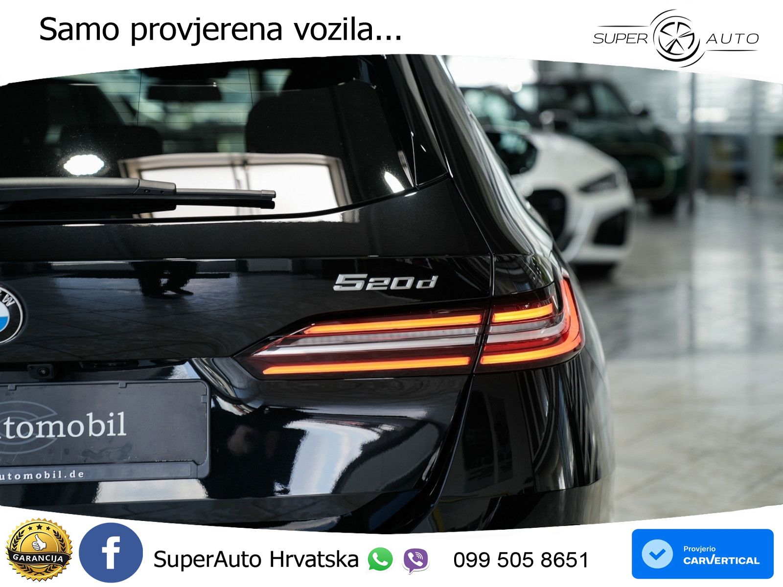 BMW 520d xDrive Touring Aut. M Sport 197 KS, ACC+KAM+LED+GR SJED+VIRT+NAVI+ASIST