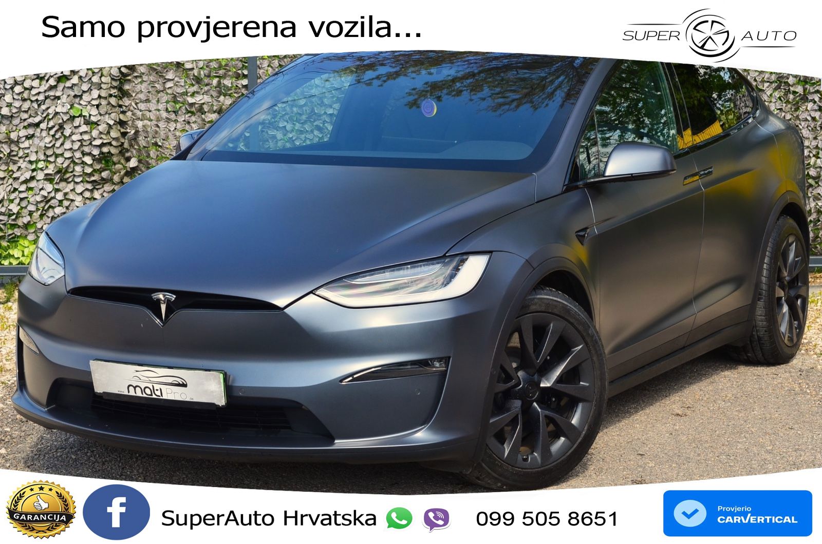 Tesla Model X Plaid 1020 KS, PANO+ZRAČ+360+GR SJED+ACC+KEY+VIRT+LANE