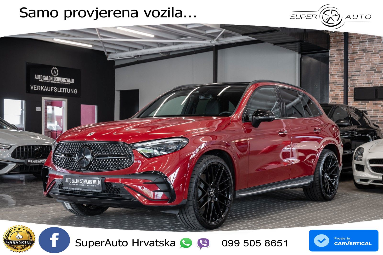 Mercedes GLC 450d 4M Aut. AMG 367 KS, PANO+360+HEAD+GR SJED+KEY+VIRT+LANE