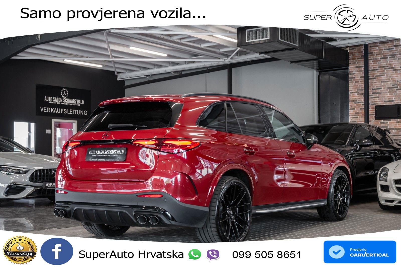 Mercedes GLC 450d 4M Aut. AMG 367 KS, PANO+360+HEAD+GR SJED+KEY+VIRT+LANE