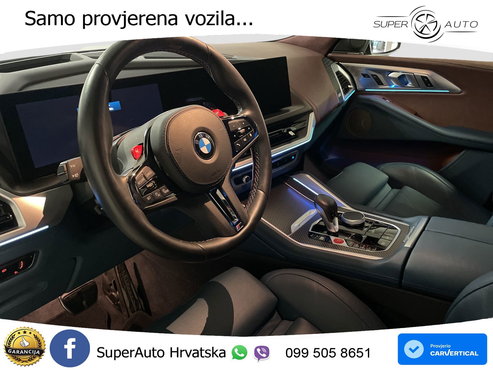 BMW XM 4.4 xDrive Aut. M Sport 653 KS, KAM+4xGR SJED+KEY