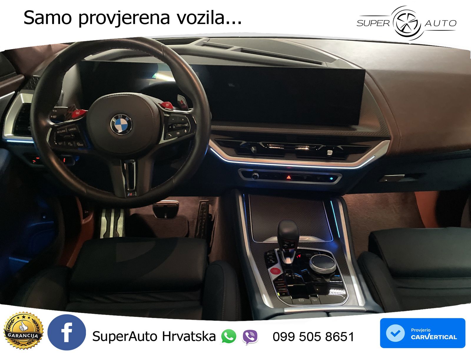 BMW XM 4.4 xDrive Aut. M Sport 653 KS, KAM+4xGR SJED+KEY