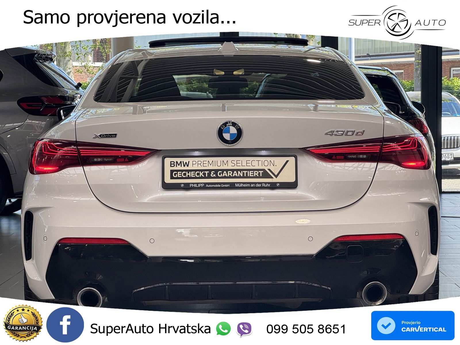 BMW 430d xDrive Steptronic M Sport 286 KS, ACC+360+KEY+GR SJED+HEAD+VIRT+LANE
