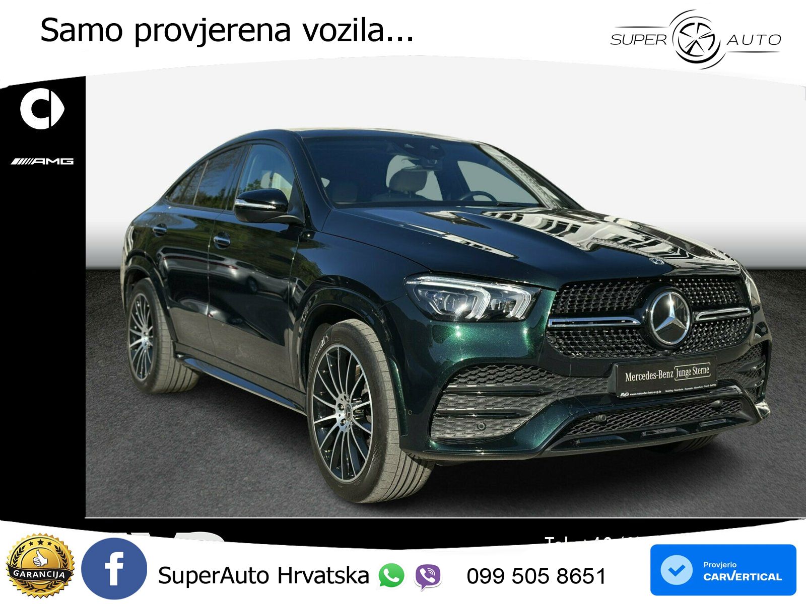 Mercedes GLE 350d Coupe 4M Aut. AMG 272 KS, ZRAČNI+360+GR SJED+PANO+HEAD+VIRT