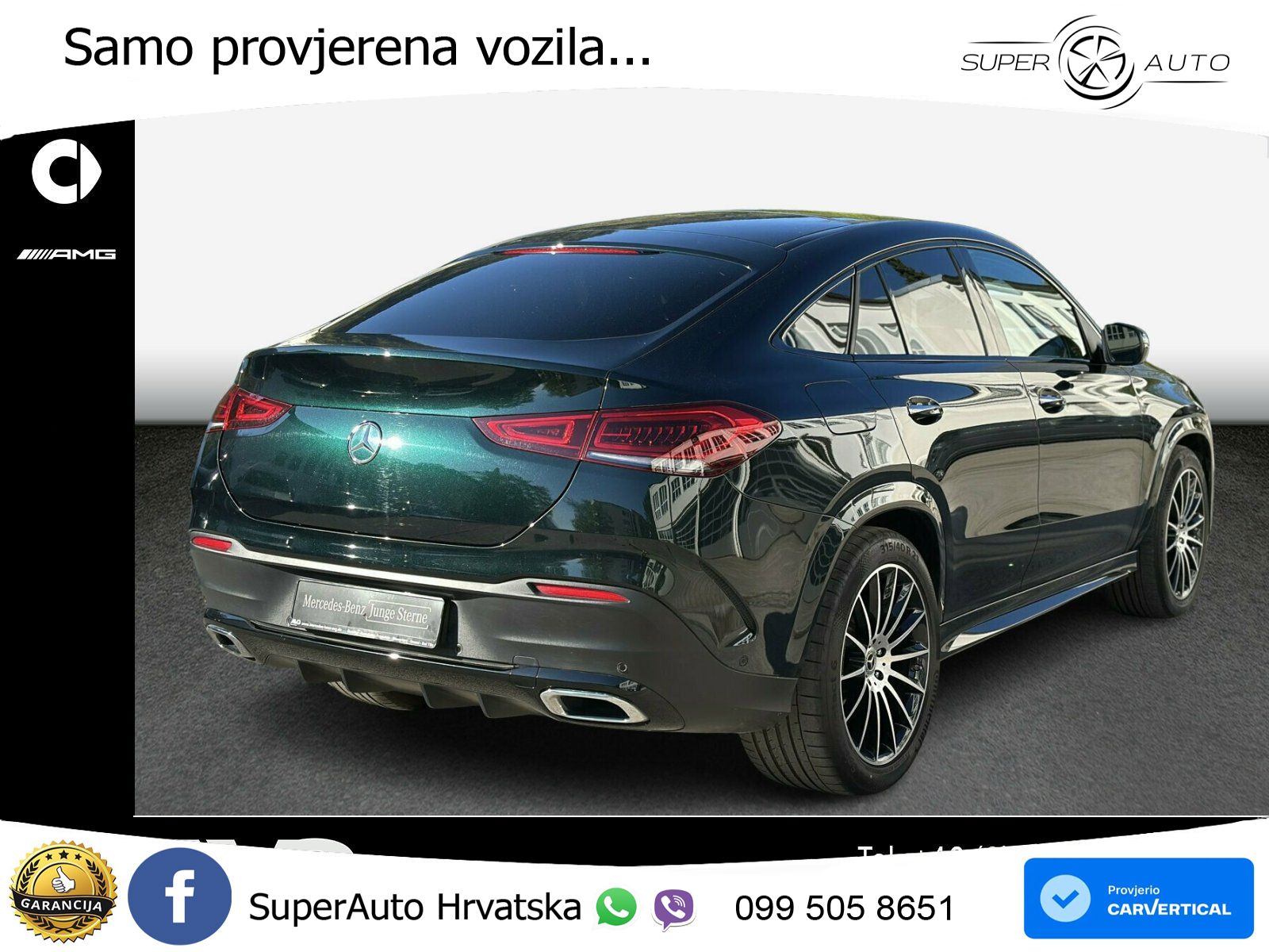 Mercedes GLE 350d Coupe 4M Aut. AMG 272 KS, ZRAČNI+360+GR SJED+PANO+HEAD+VIRT