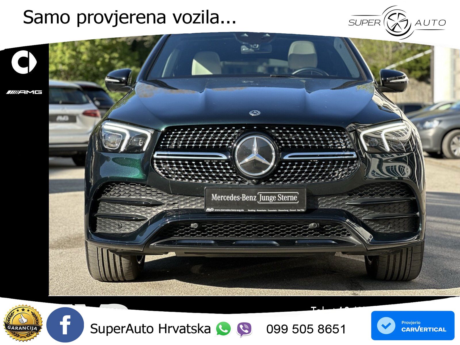 Mercedes GLE 350d Coupe 4M Aut. AMG 272 KS, ZRAČNI+360+GR SJED+PANO+HEAD+VIRT