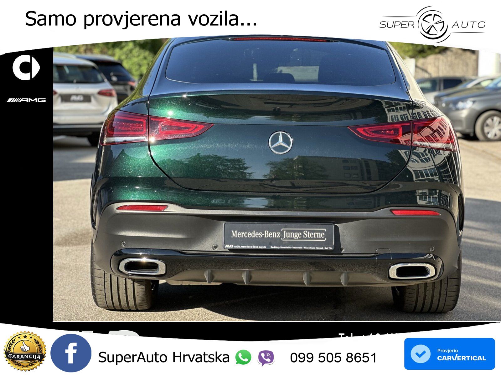 Mercedes GLE 350d Coupe 4M Aut. AMG 272 KS, ZRAČNI+360+GR SJED+PANO+HEAD+VIRT