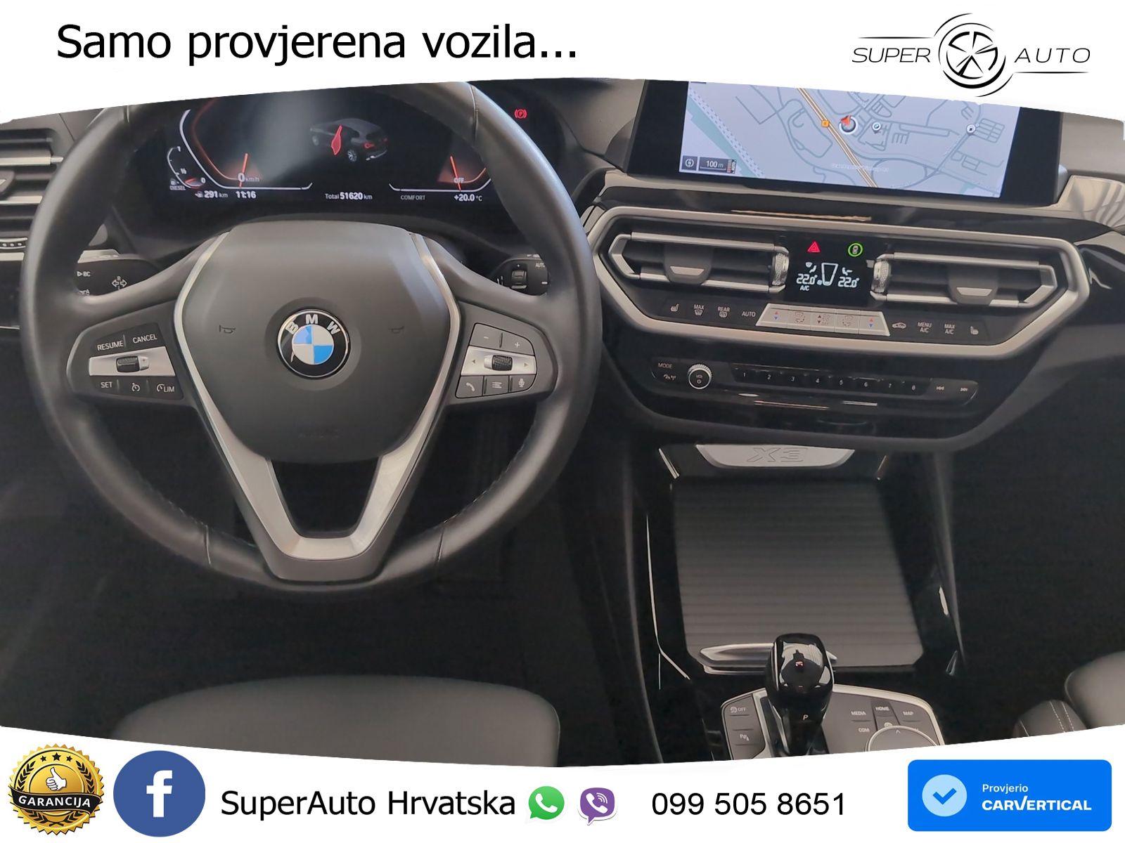 BMW X3 xDrive 20d Aut. 190 KS, LED+GR SJED+VIRT+NAVI