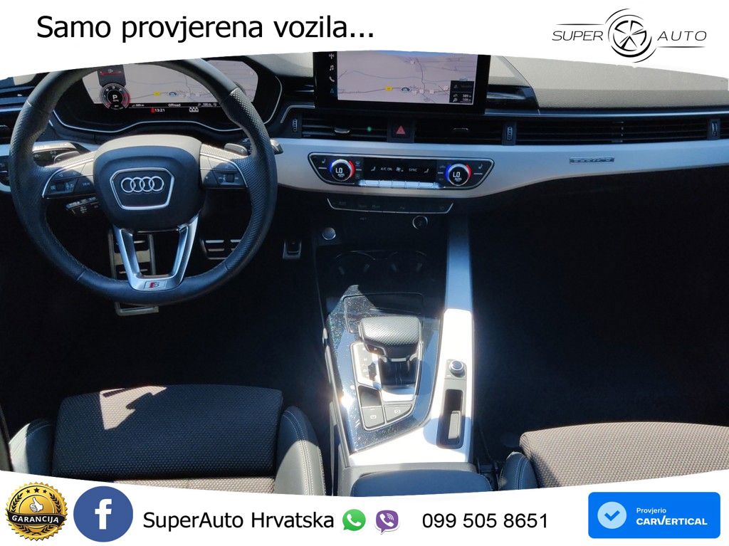 Audi A4 Avant 40 TDI quattro Aut. S line 204 KS, ACC+LED+GR SJED+VIRT+ASIST