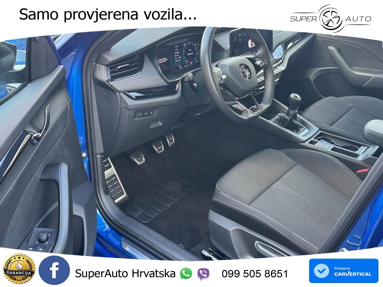 Škoda Octavia Combi 1.5 TSI Sportline 150 KS, KEY+VIRT+GR SJED+NAVI+LANE