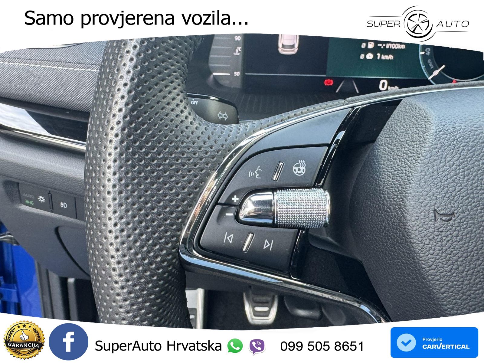 Škoda Octavia Combi 1.5 TSI Sportline 150 KS, KEY+VIRT+GR SJED+NAVI+LANE