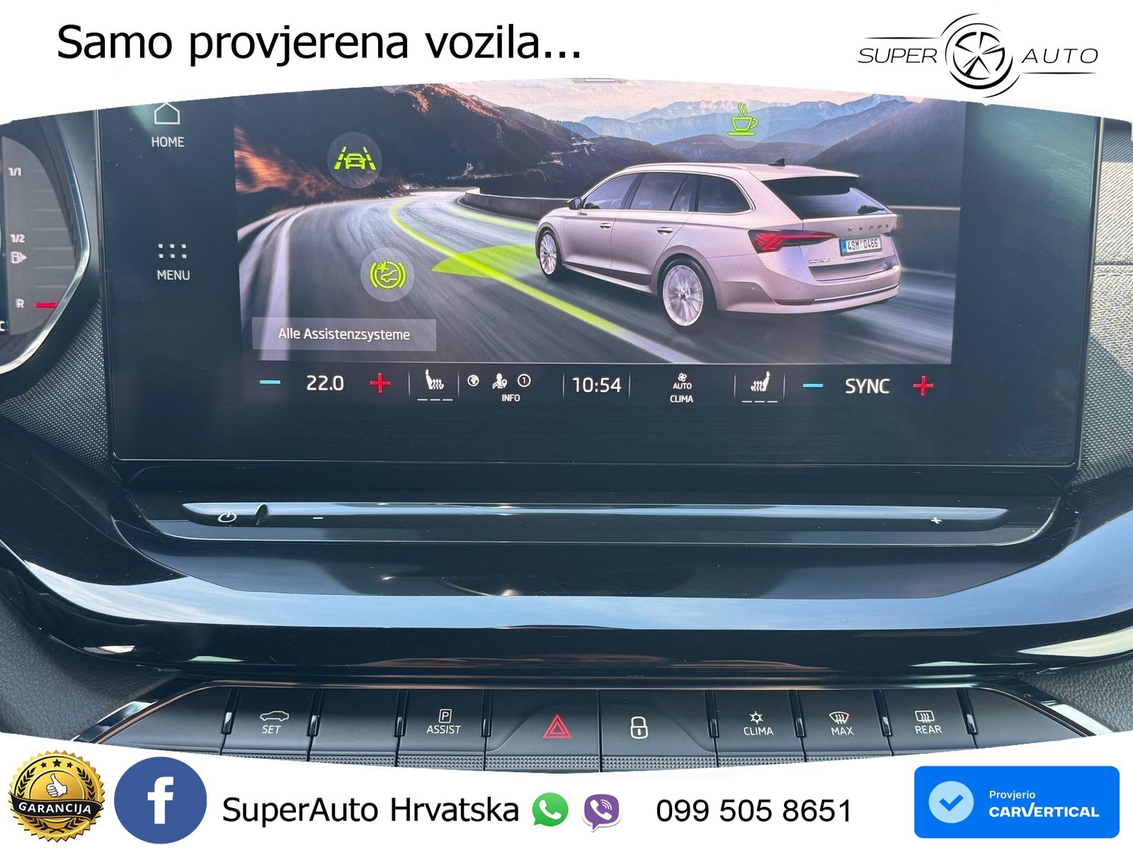 Škoda Octavia Combi 1.5 TSI Sportline 150 KS, KEY+VIRT+GR SJED+NAVI+LANE