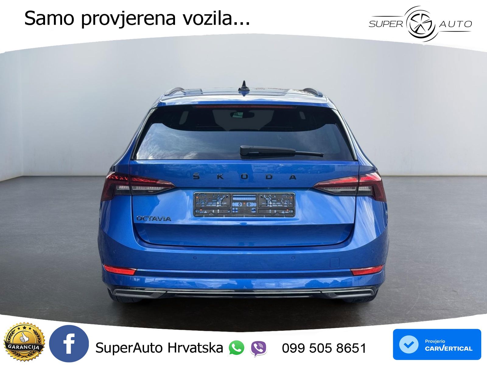 Škoda Octavia Combi 1.5 TSI Sportline 150 KS, KEY+VIRT+GR SJED+NAVI+LANE