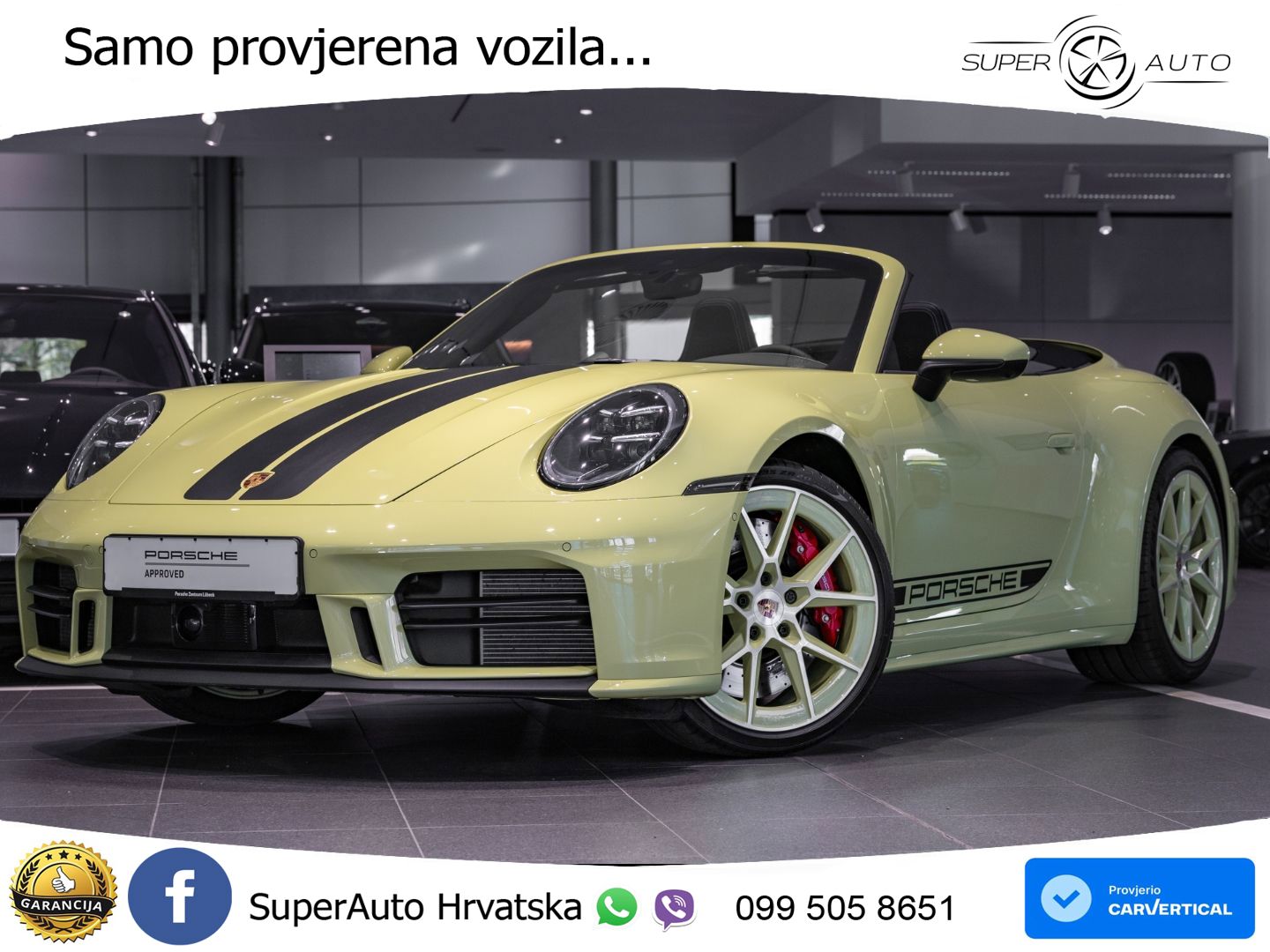 Porsche 911(992) Carrera S Cabrio 3.0 PDK 480 KS, ACC+LED+360+GR SJED+VIRT