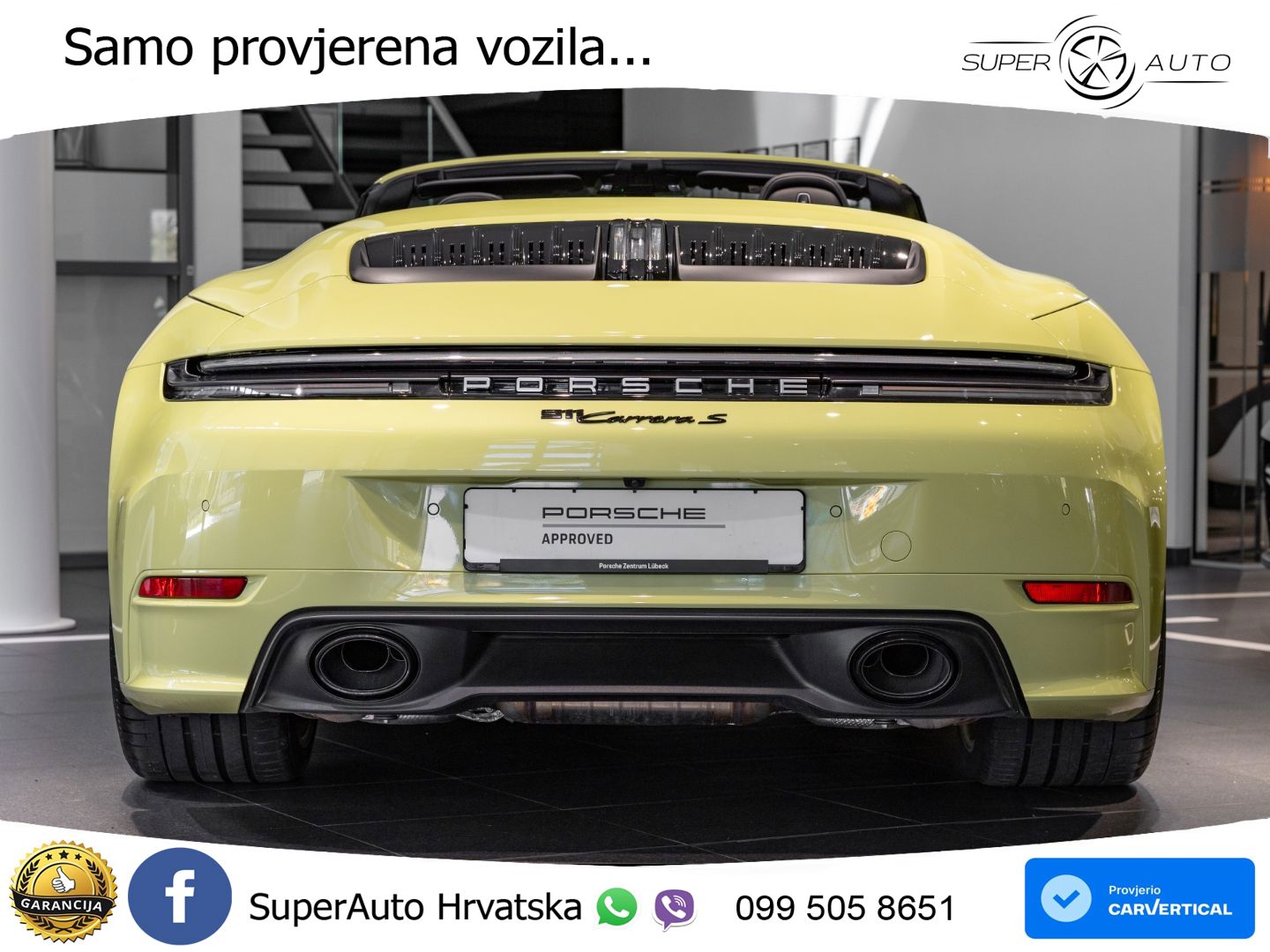 Porsche 911(992) Carrera S Cabrio 3.0 PDK 480 KS, ACC+LED+360+GR SJED+VIRT