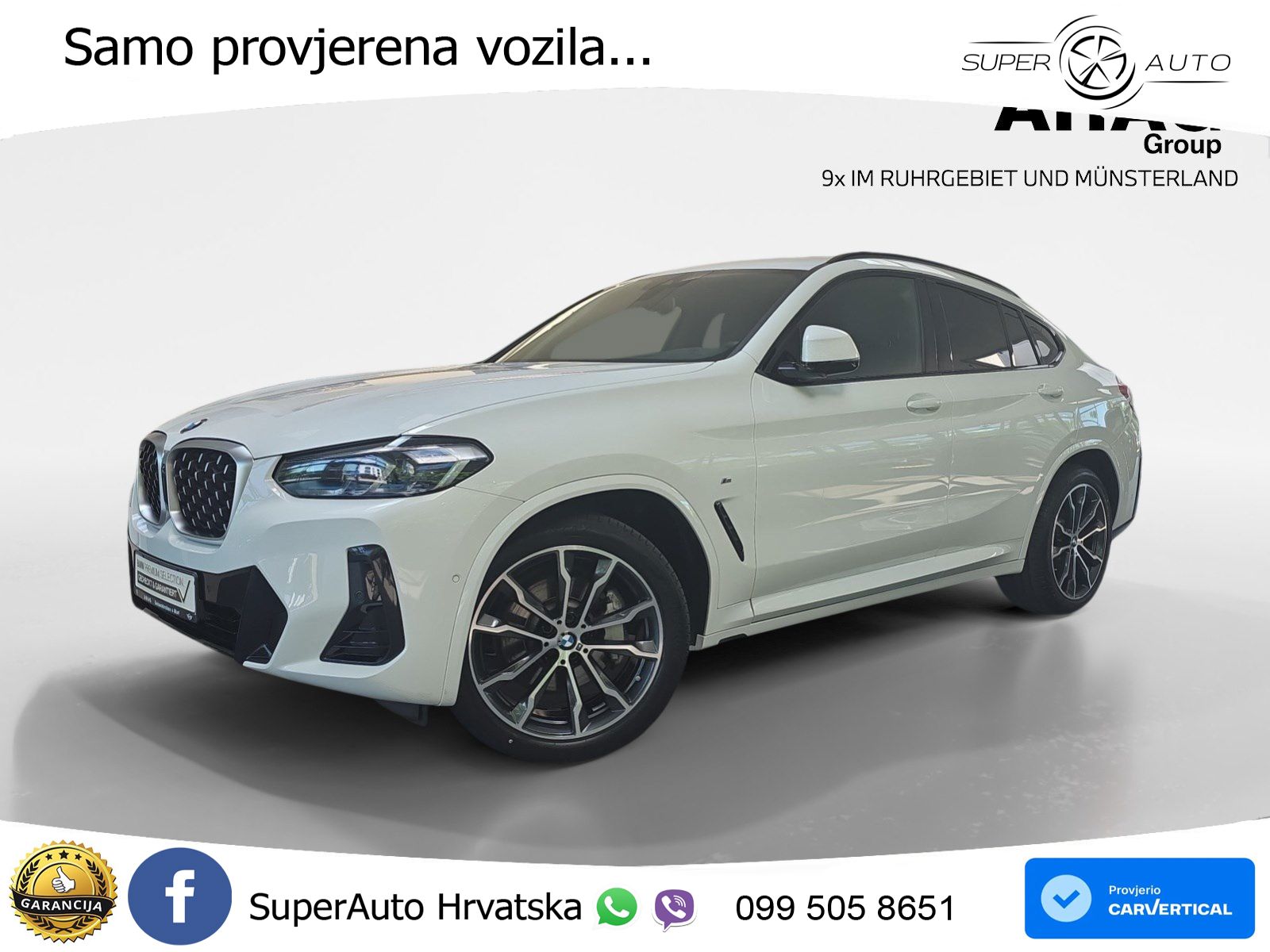 BMW X4 30d xDrive Aut. 286 KS, LED+ACC+VIRT+GR SJED+PANO+KAM+PARK