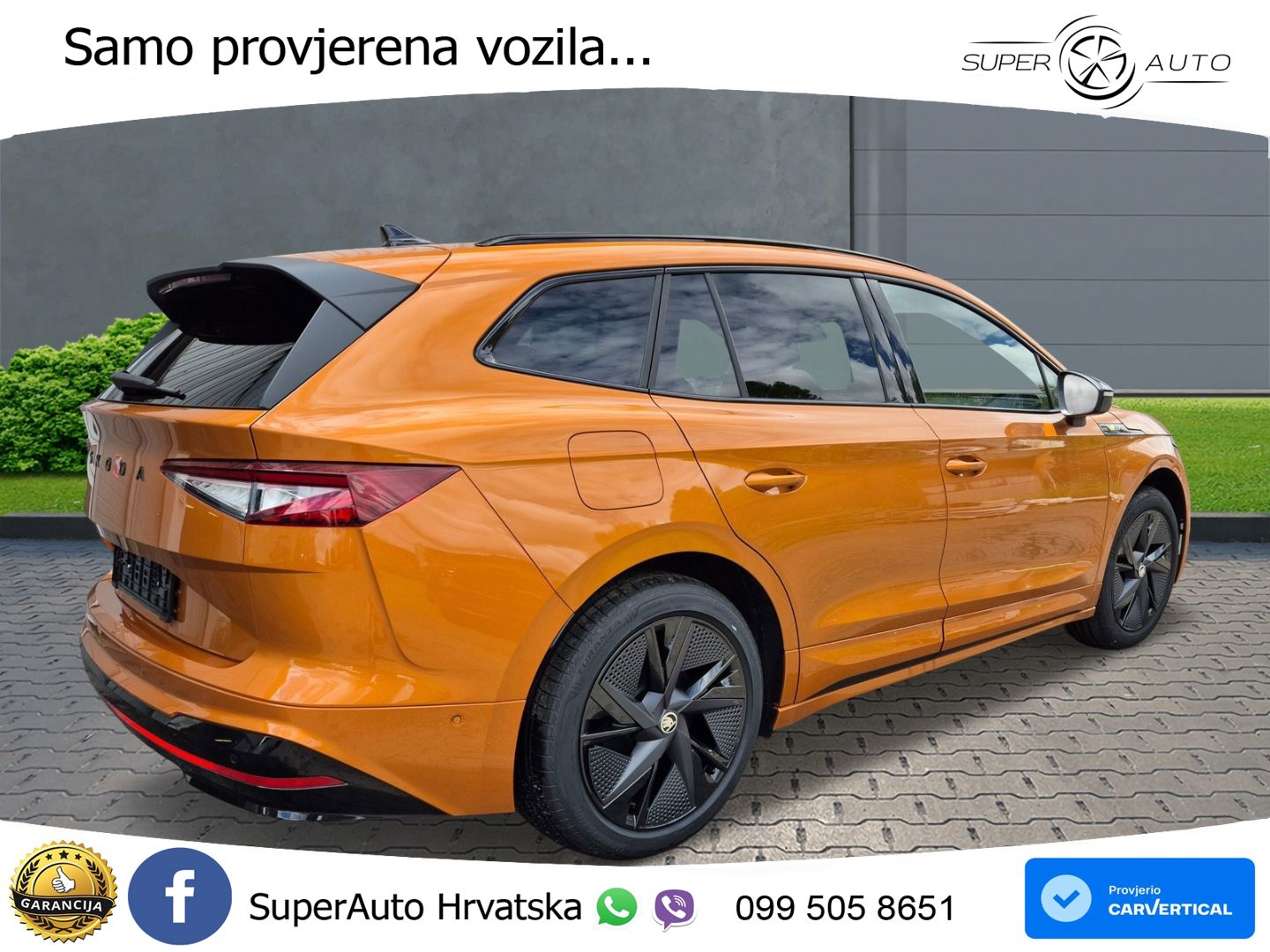 Škoda Enyaq iV 4x4 Aut. RS 340 KS, PANO+360+ACC+GR SJED+HEAD+KEY+LANE