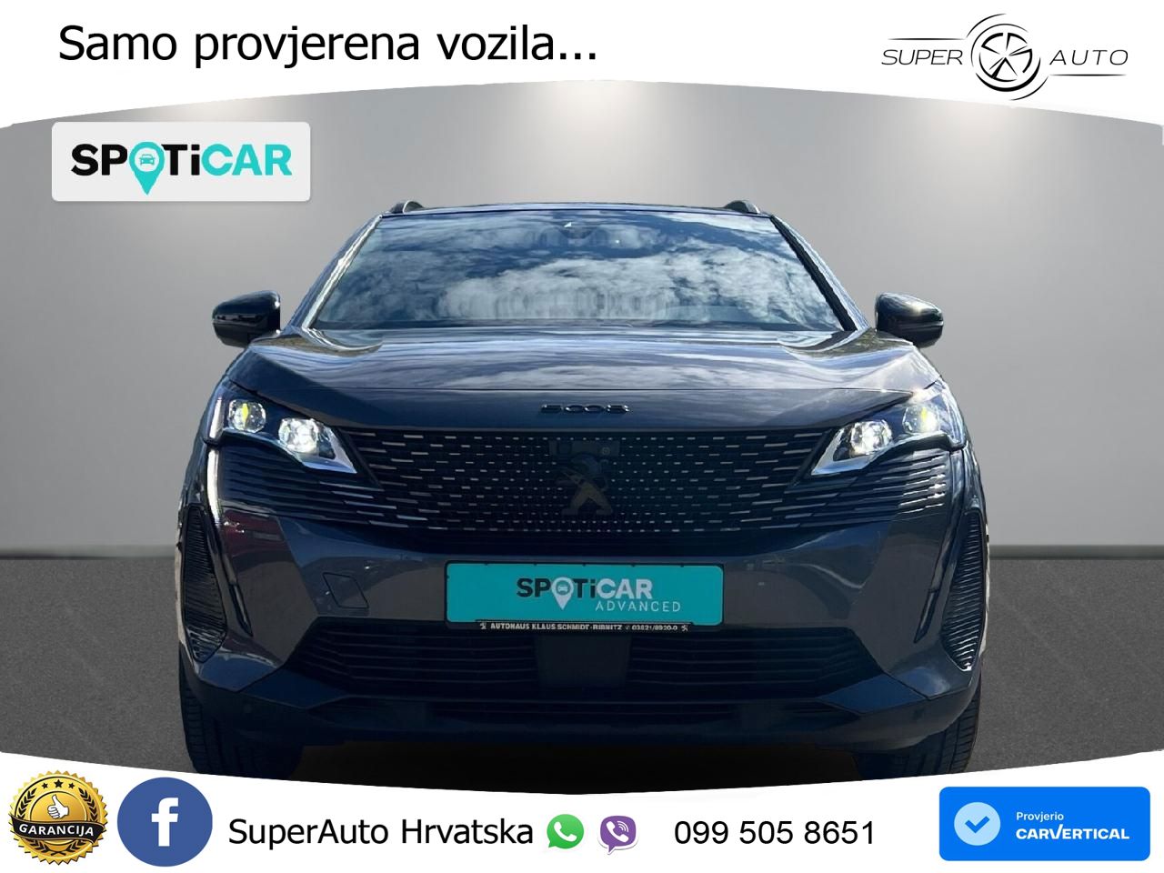 Peugeot 5008 2.0 BlueHDi Aut. GT 177 KS, 7-SJED+ACC+360+GR SJED+PANO+VIRT+ASIST