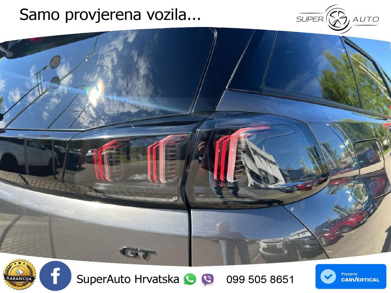 Peugeot 5008 2.0 BlueHDi Aut. GT 177 KS, 7-SJED+ACC+360+GR SJED+PANO+VIRT+ASIST