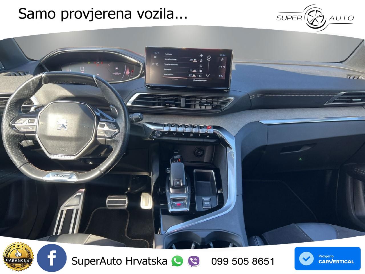 Peugeot 5008 2.0 BlueHDi Aut. GT 177 KS, 7-SJED+ACC+360+GR SJED+PANO+VIRT+ASIST