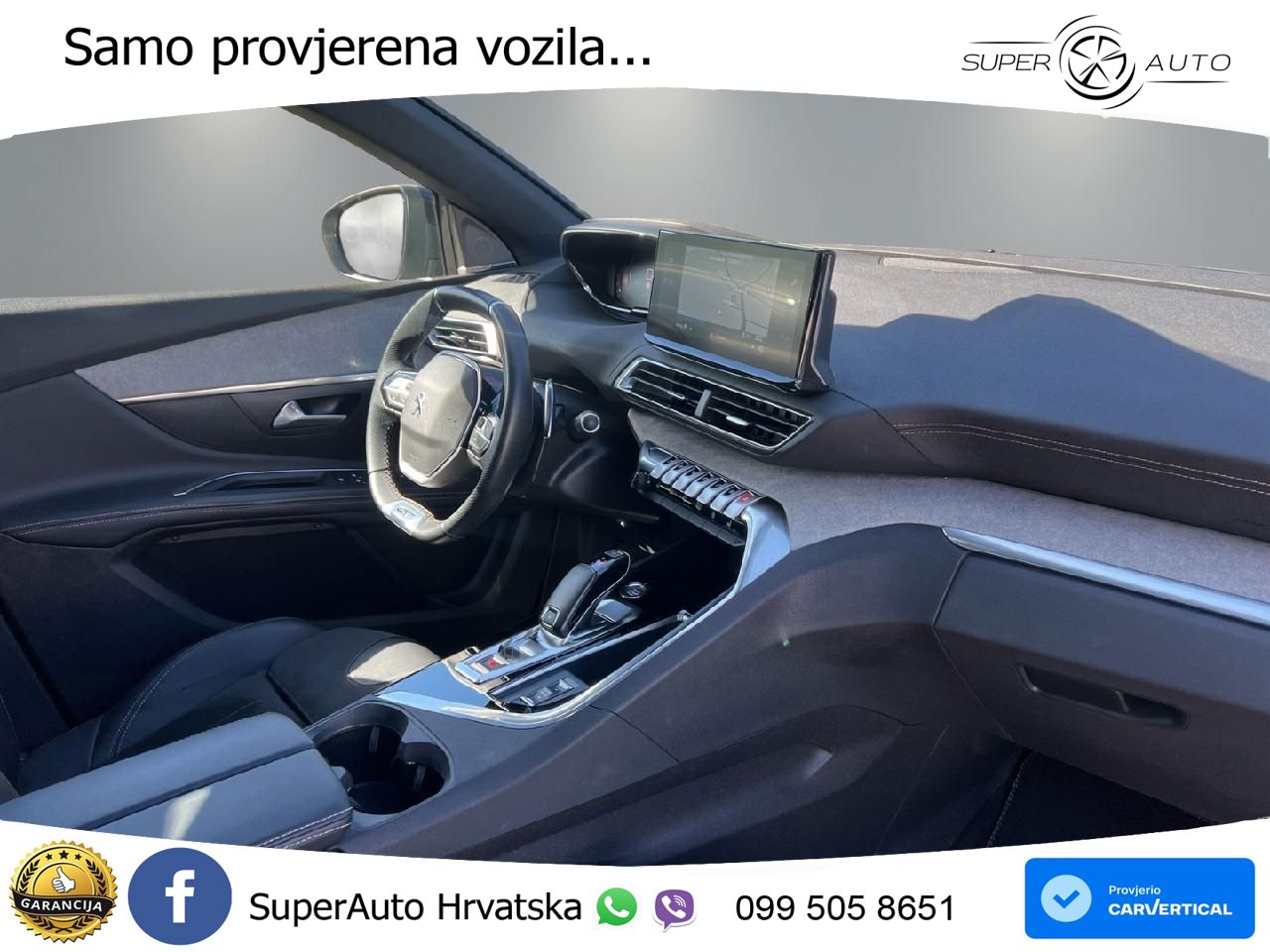 Peugeot 5008 2.0 BlueHDi Aut. GT 177 KS, 7-SJED+ACC+360+GR SJED+PANO+VIRT+ASIST