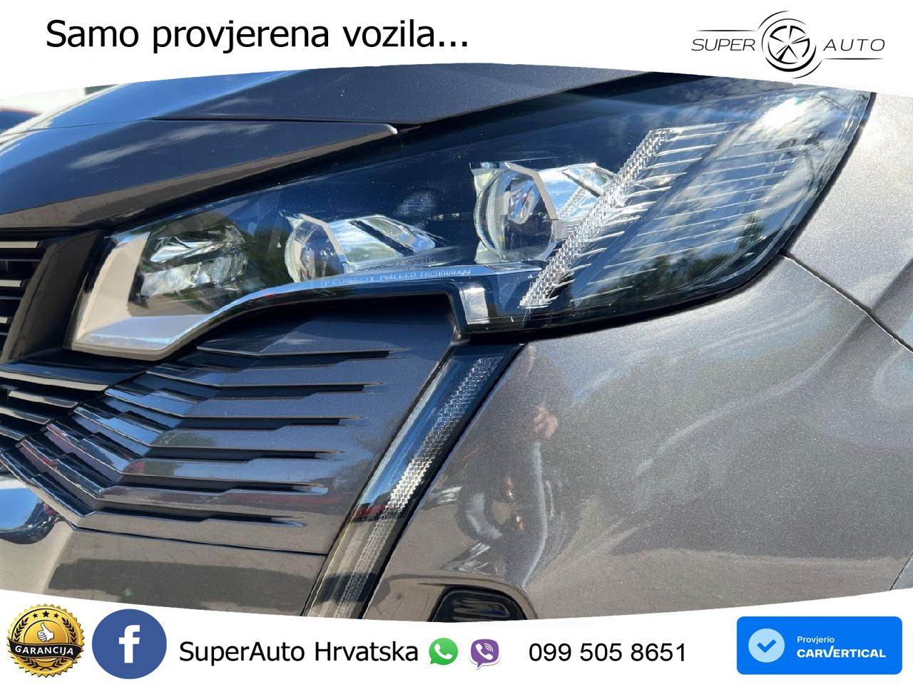 Peugeot 5008 2.0 BlueHDi Aut. GT 177 KS, 7-SJED+ACC+360+GR SJED+PANO+VIRT+ASIST