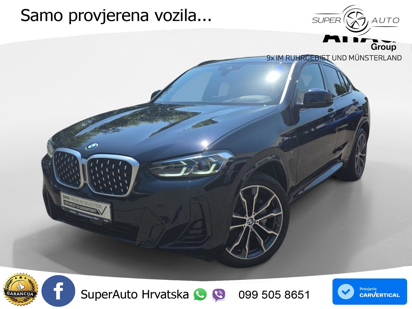 BMW X4 30d xDrive Aut. 286 KS, ACC+HEAD+VIRT+GR SJED+KAM+PARK