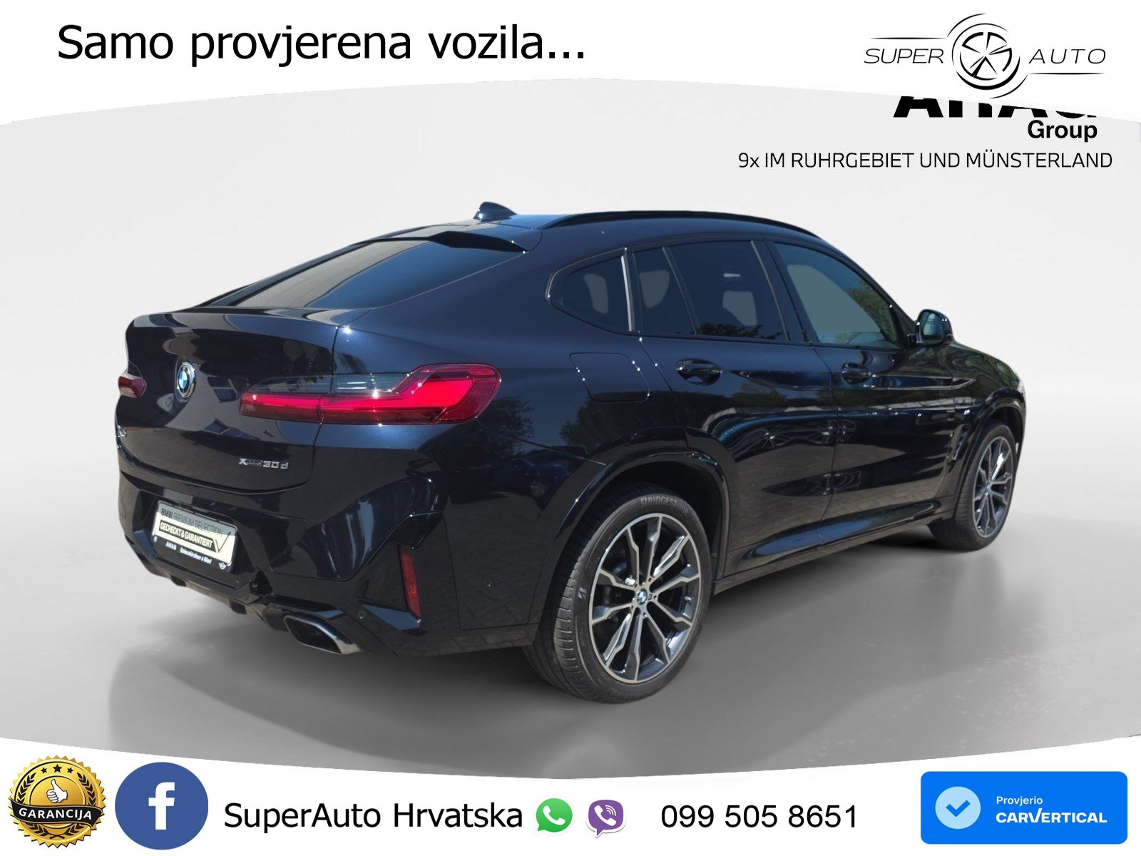 BMW X4 30d xDrive Aut. 286 KS, ACC+HEAD+VIRT+GR SJED+KAM+PARK