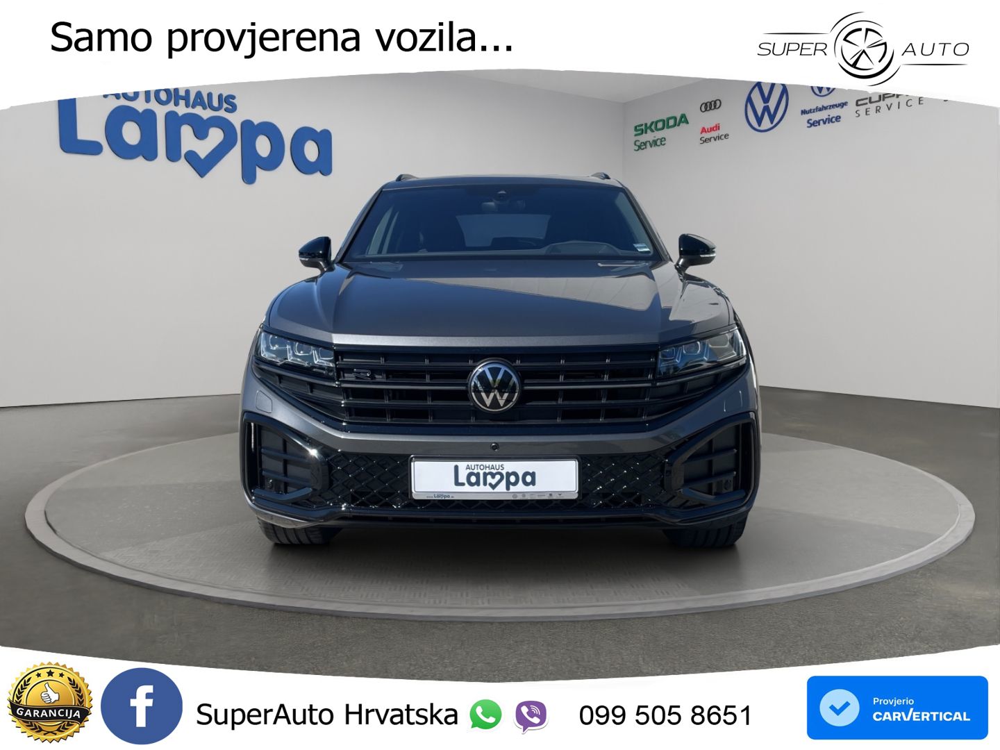 VW Touareg 3.0 TDI 4M Aut. R-Line 286 KS, PANO+ZRAČ+360+GR SJED+HEAD+ACC+KEY