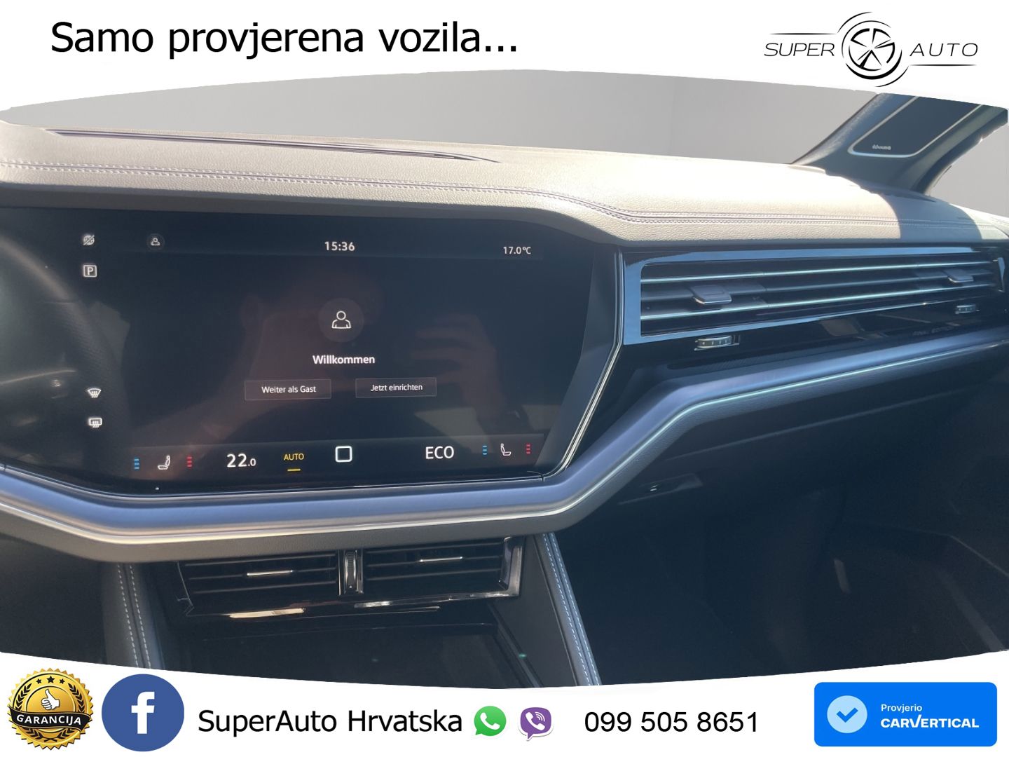 VW Touareg 3.0 TDI 4M Aut. R-Line 286 KS, PANO+ZRAČ+360+GR SJED+HEAD+ACC+KEY