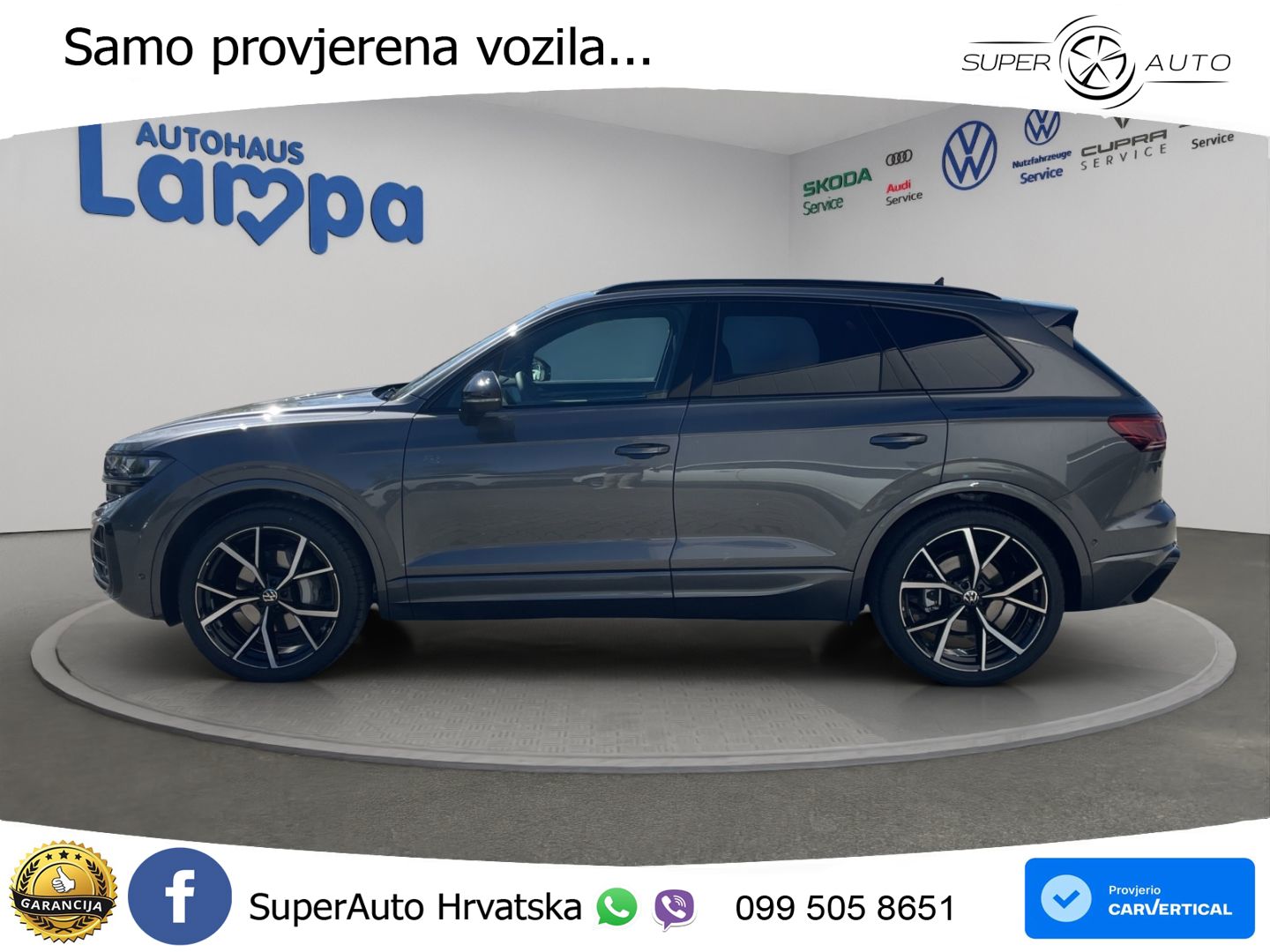VW Touareg 3.0 TDI 4M Aut. R-Line 286 KS, PANO+ZRAČ+360+GR SJED+HEAD+ACC+KEY