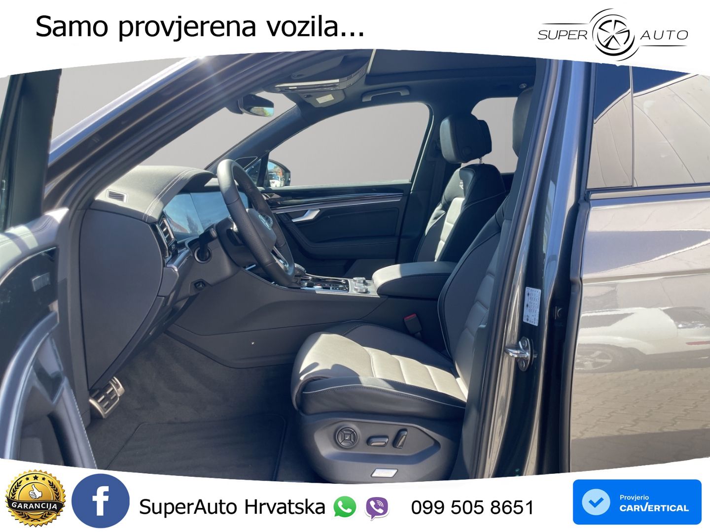 VW Touareg 3.0 TDI 4M Aut. R-Line 286 KS, PANO+ZRAČ+360+GR SJED+HEAD+ACC+KEY