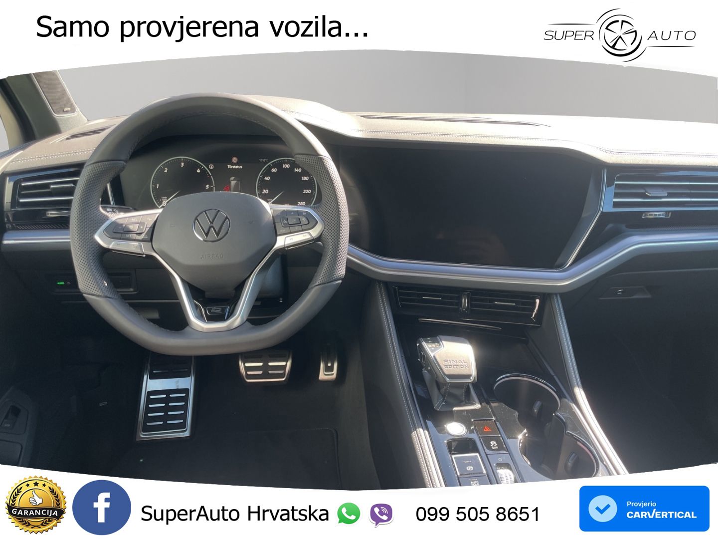 VW Touareg 3.0 TDI 4M Aut. R-Line 286 KS, PANO+ZRAČ+360+GR SJED+HEAD+ACC+KEY