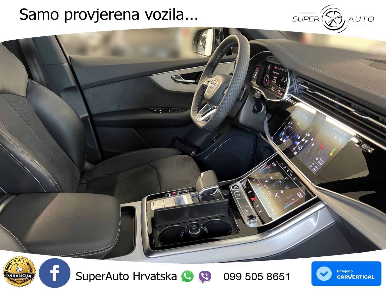 Audi Q7 50 TDI quattro tiptronic S line 286 KS, ZRAČ+KAM+KEY+GR SJED+VIRT+LANE