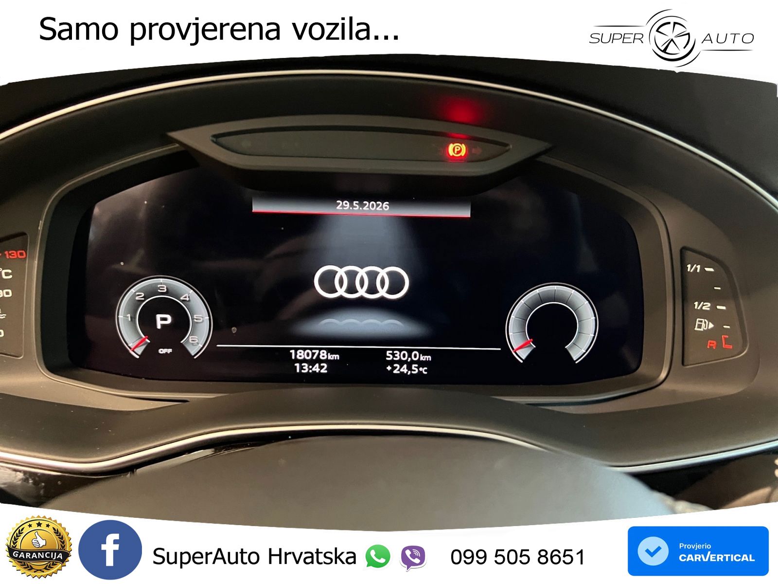 Audi Q7 50 TDI quattro tiptronic S line 286 KS, ZRAČ+KAM+KEY+GR SJED+VIRT+LANE